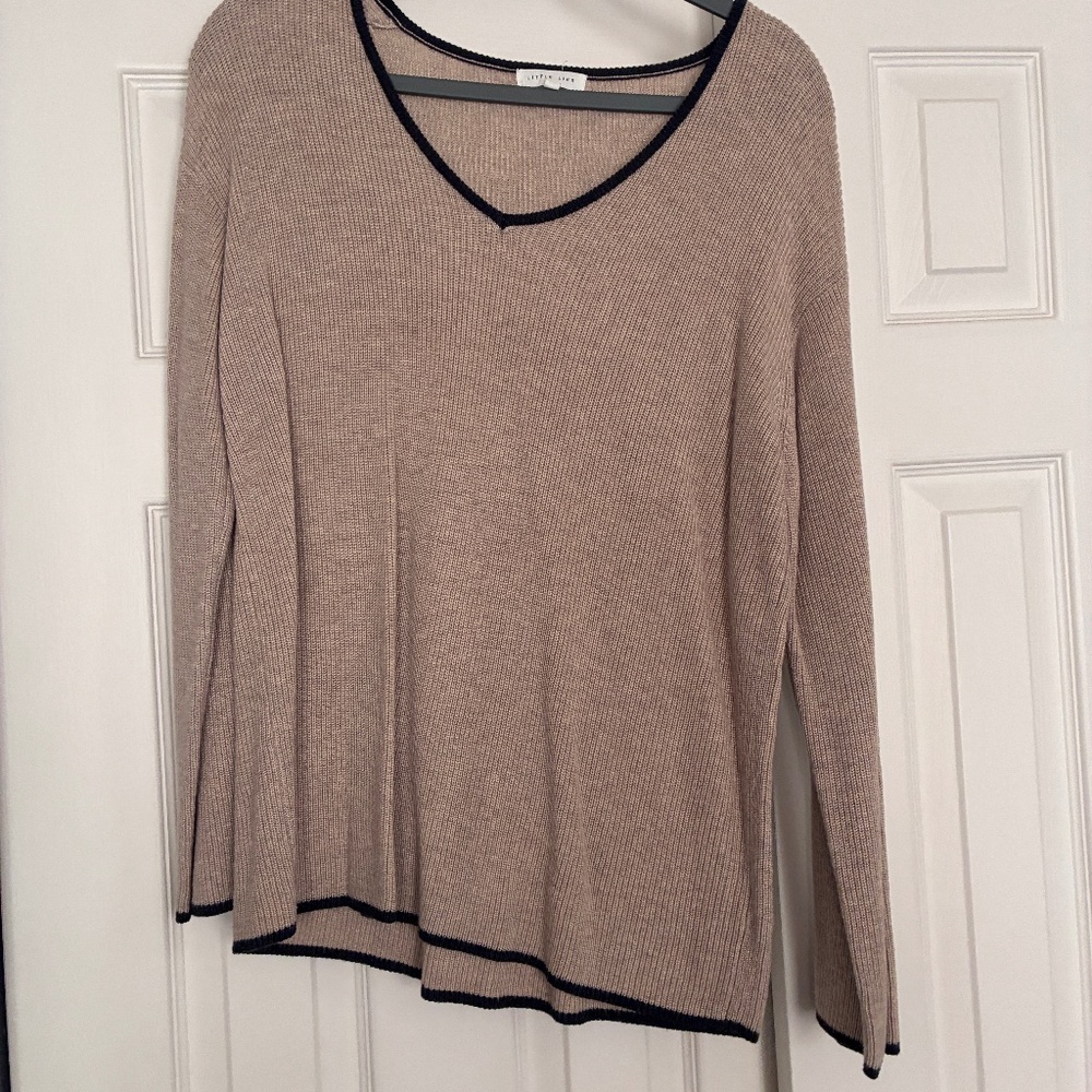 LITTLE LIES TAN SWEATERS